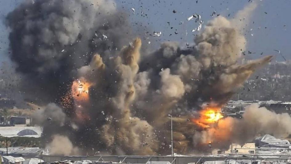 قصف احتلالي سابق لقطاع غزة