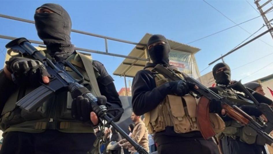 مسلحيين فلسطينيين