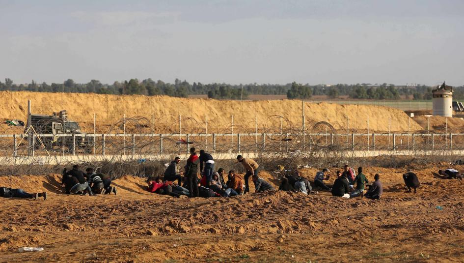الشريط الحدودي بين غزة ودولة الاحتلال الاسرائيلي