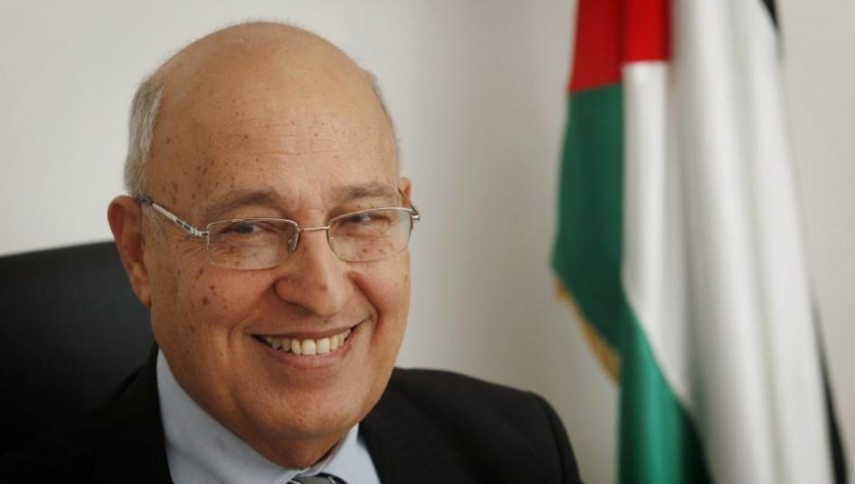 نبيل شعث المستشار الشخصي للرئيس الفلسطيني محمود عباس